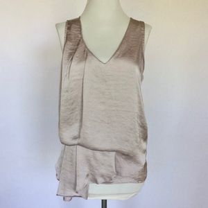 Slinky silver Philosophy tank/blouse